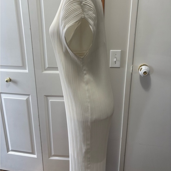 Babaton Ivory Pleated Maxi Dress - Picture 5 of 7